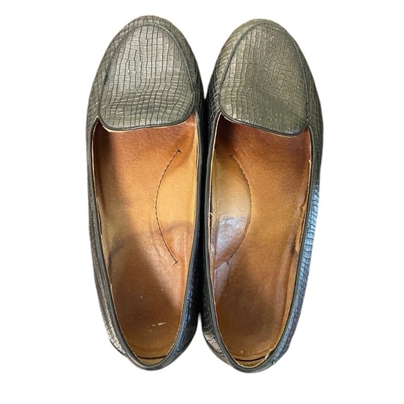 Dansko Womens Nastacia Loafers Size 37 (7) Comfort Croc Embossed Textured Black - Picture 9 of 10